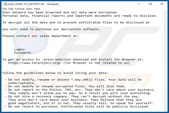 O4kjj Ransomware