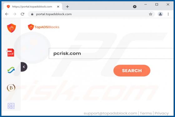 TopADSBlockSearch Browser Hijacker