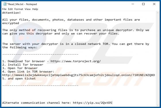 MME Ransomware