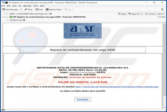 ANSR Email Virus