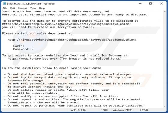 Kb2j4 Ransomware
