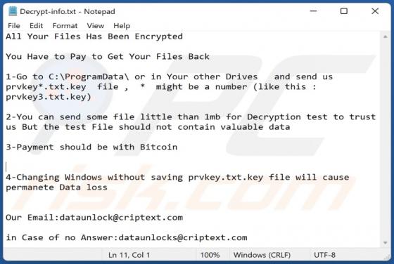Aram Ransomware