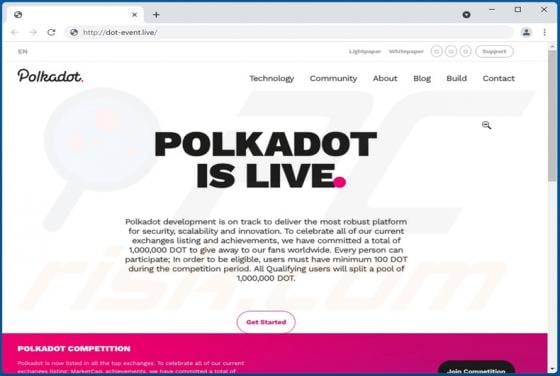 Polkadot Giveaway Scam