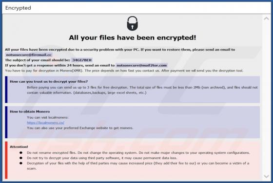 !secure Ransomware