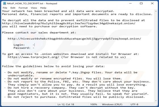 2hgxp Ransomware