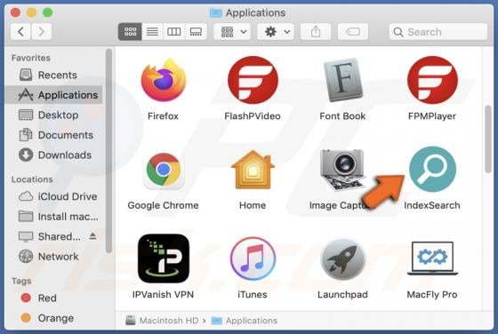 IndexSearch Adware (Mac)