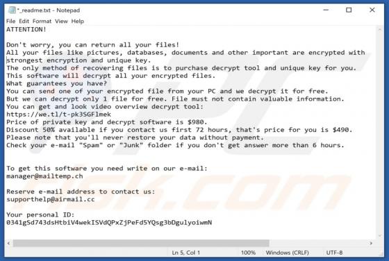Zaps Ransomware