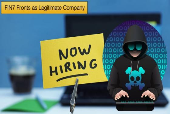 FIN7 Fronts as Legitimate Company
