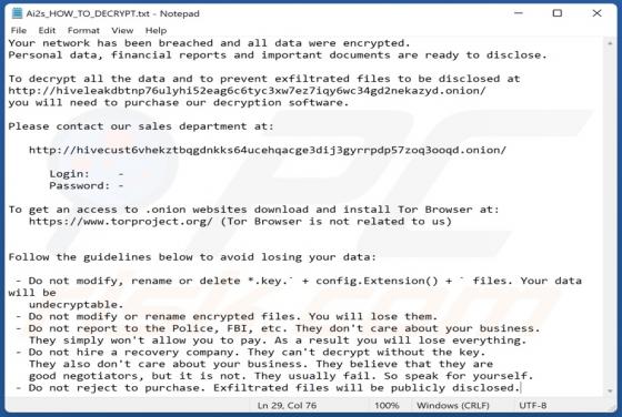 Syjua Ransomware