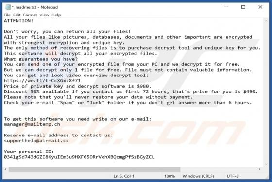 Rugj Ransomware