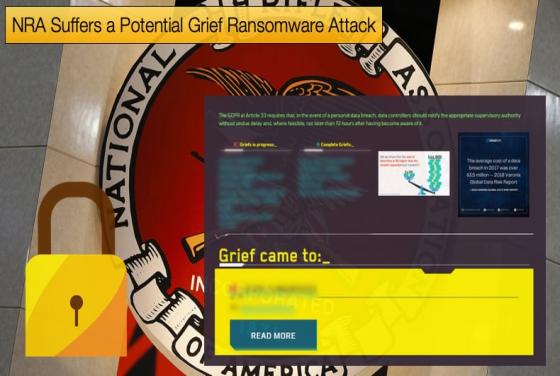 NRA Suffers a Potential Grief Ransomware Attack
