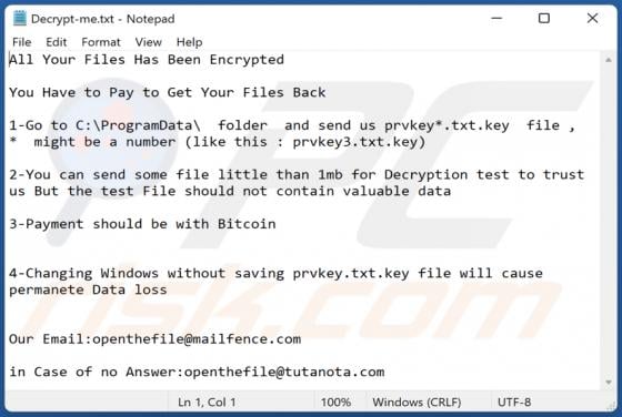 Extortionist Ransomware