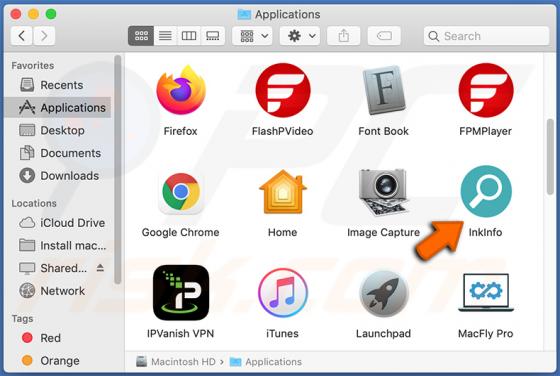 InkInfo Adware (Mac)