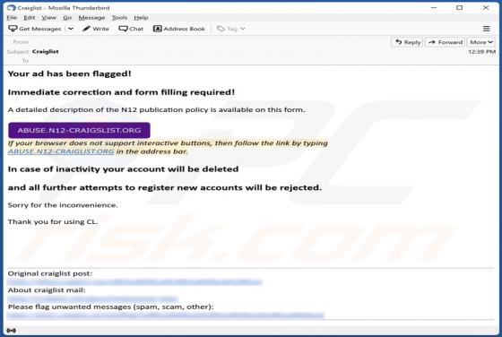 Craiglist Email Virus