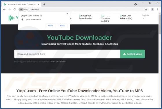 Ytop1.com Suspicious Website