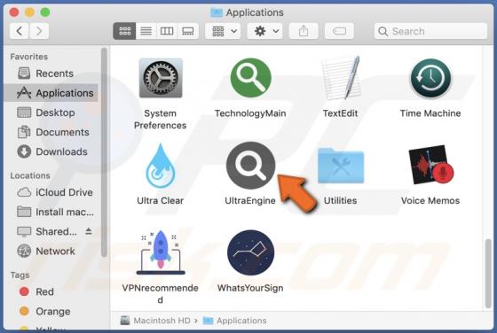 UltraEngine Adware (Mac)