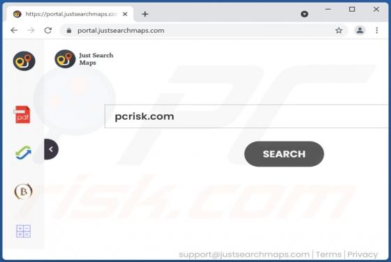 JustSearchMaps Browser Hijacker