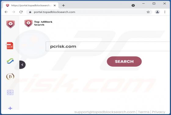 TopAdblockSearch Browser Hijacker