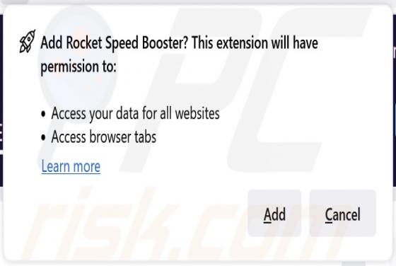Rocket Speed Booster Adware