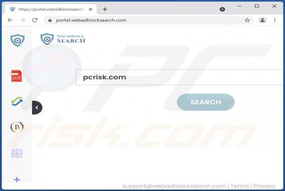 WebAdblockSearch Browser Hijacker