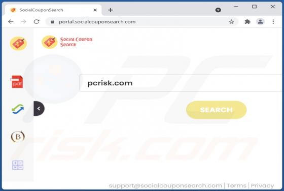 SocialCouponSearch Browser Hijacker