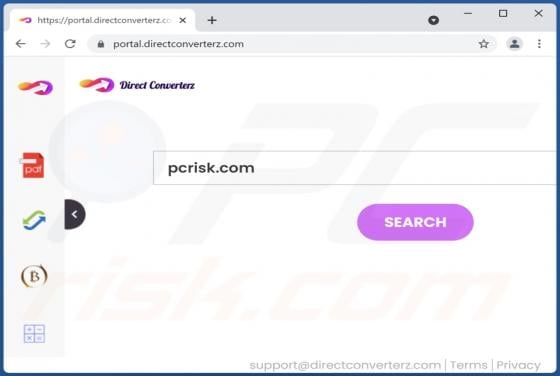 DirectConverterz Browser Hijacker