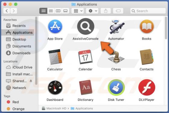 AssistiveConsole Adware (Mac)
