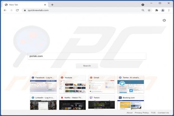 Quicknewtab Browser Hijacker