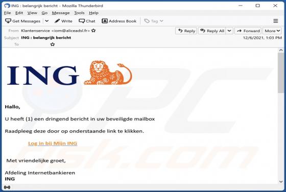 ING Email Scam