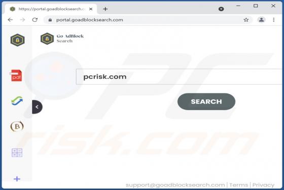 GoAdblockSearch Browser Hijacker