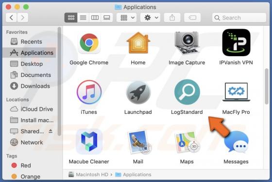 LogStandard Adware (Mac)