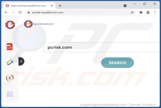 MyADBlocksSearch Browser Hijacker