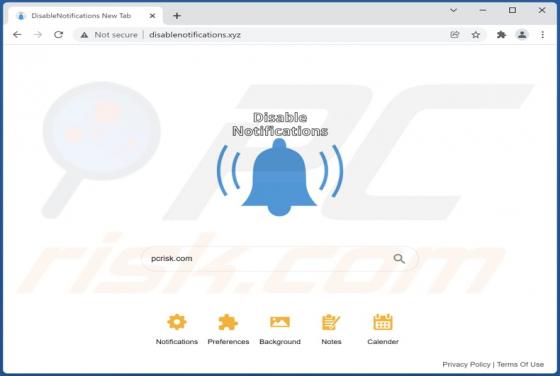 DisableNotifications Browser Hijacker