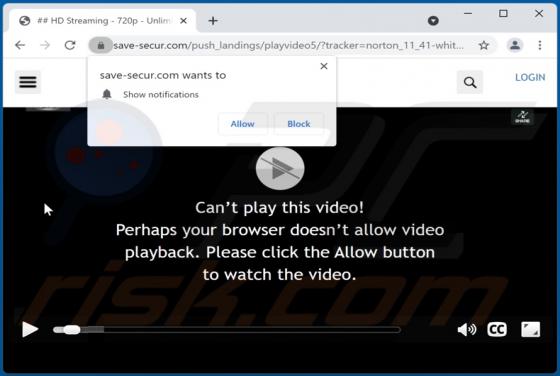 Save-secur.com Ads
