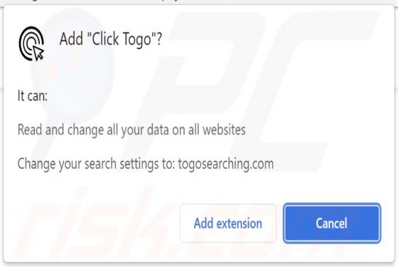 Click Togo Browser Hijacker