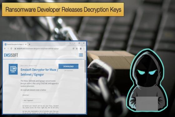 Ransomware Developer Releases Decryption Keys