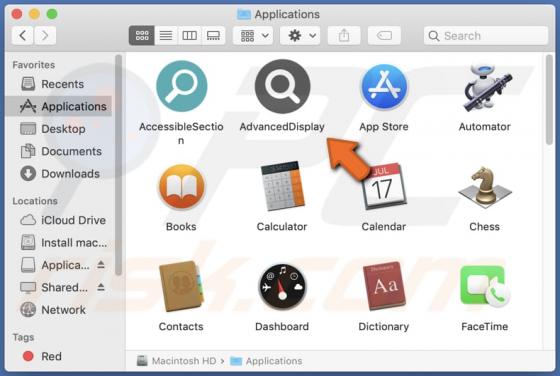 AdvancedDisplay Adware (Mac)