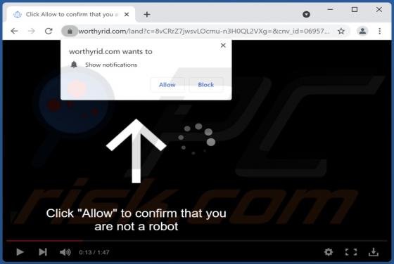 Worthyrid.com Ads