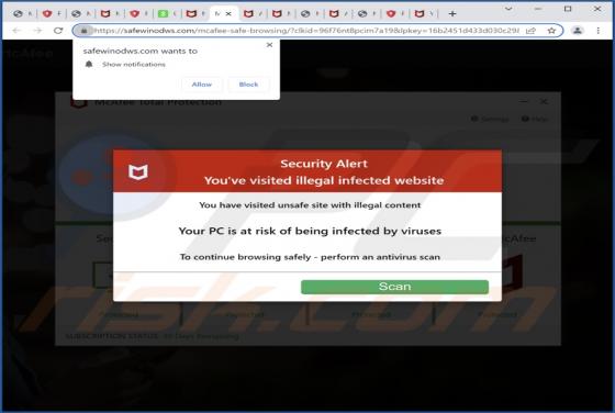 Safewinodws.com Ads