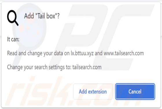 Tail Box Browser Hijacker