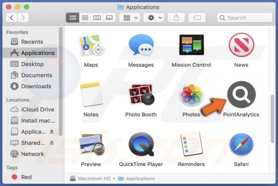 PointAnalytics Adware (Mac)