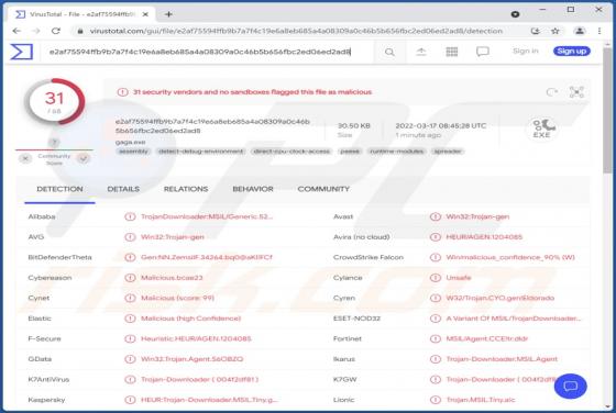 MSIL/TrojanDownloader.Agent Trojan