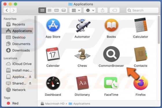 CommonBrowser Adware (Mac)