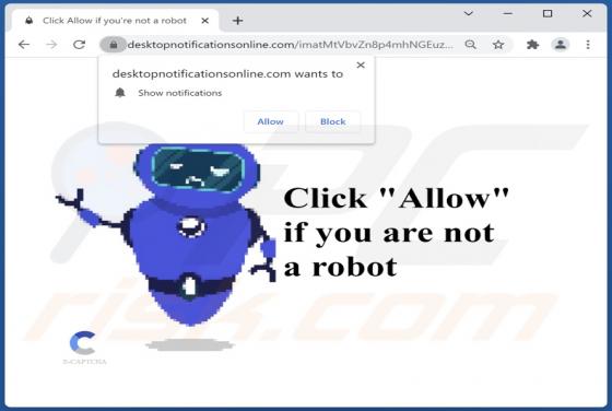 Desktopnotificationsonline.com Ads