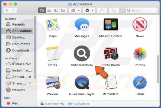 OnlinePlatform Adware (Mac)