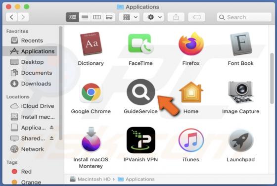 GuideService Adware (Mac)