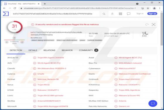 Borat RAT Malware