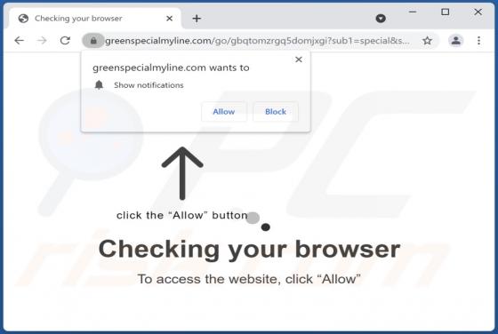 Greenspecialmyline.com Ads