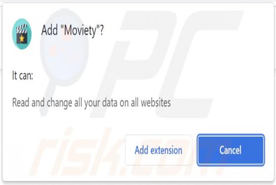 Moviety Adware