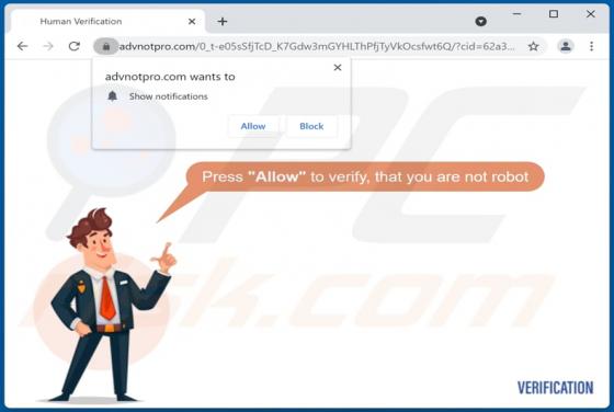 Advnotpro.com Ads